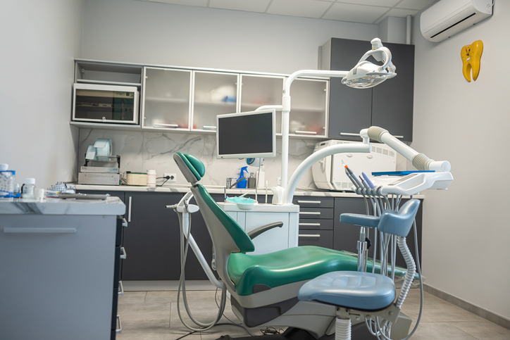 Interior of a dental office space.